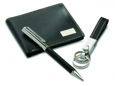 Logotrade promotional gift picture of: Ball pen key ring and wallet Lappeenranta